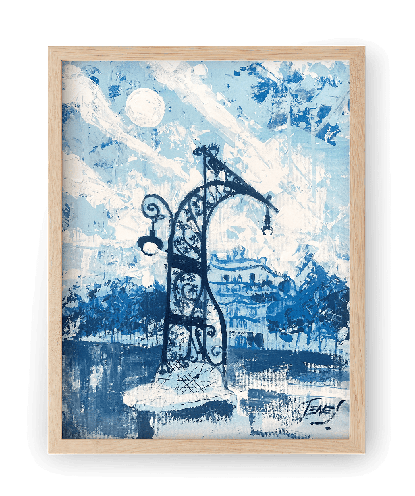 Art Print "Passeig de Gràcia Bench"
