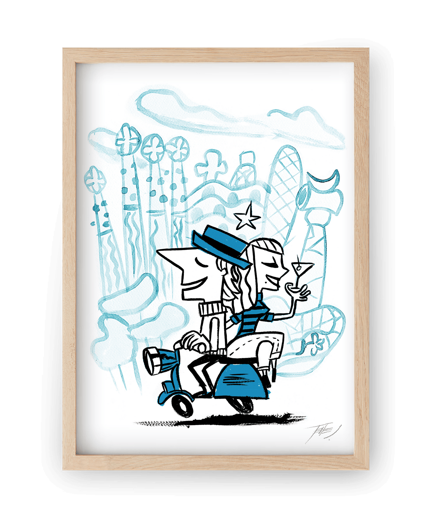 Art Print "Barcelona vibes"