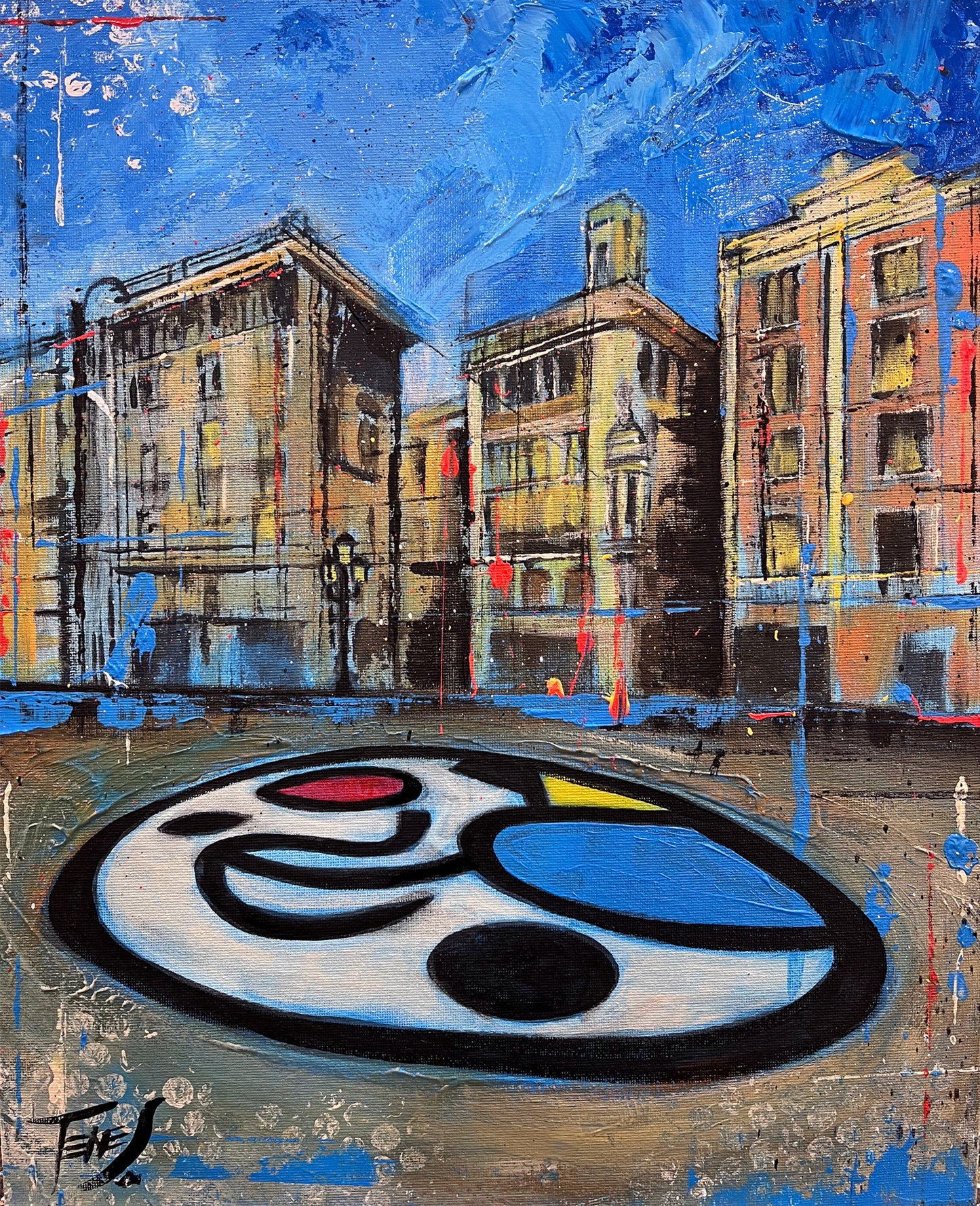 "Les Rambles de Miró"— Original Painting by Jaume Tenes