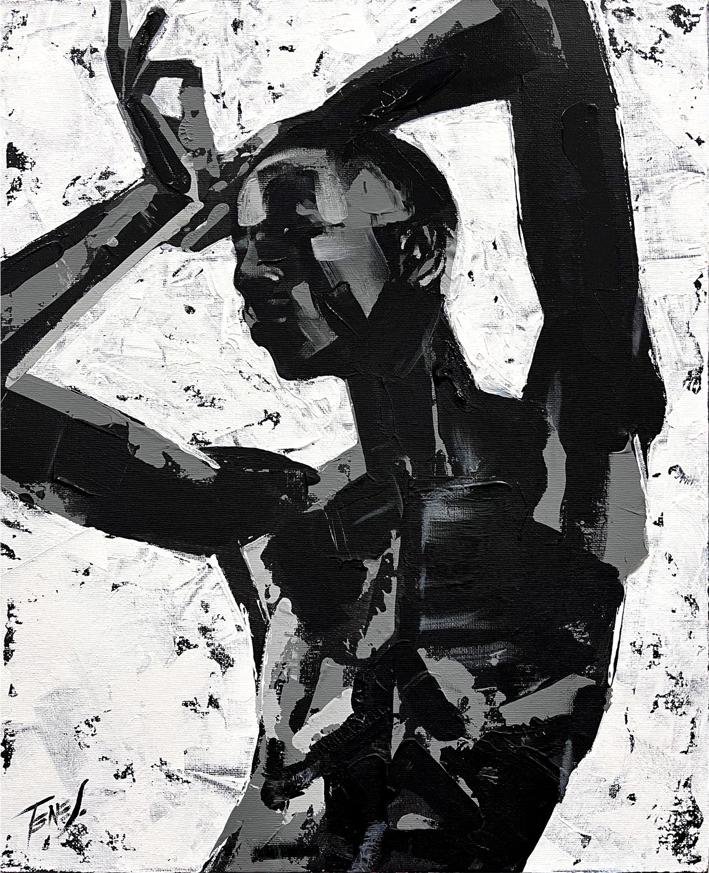 "Attitude" — Original Painting by Jaume Tenes