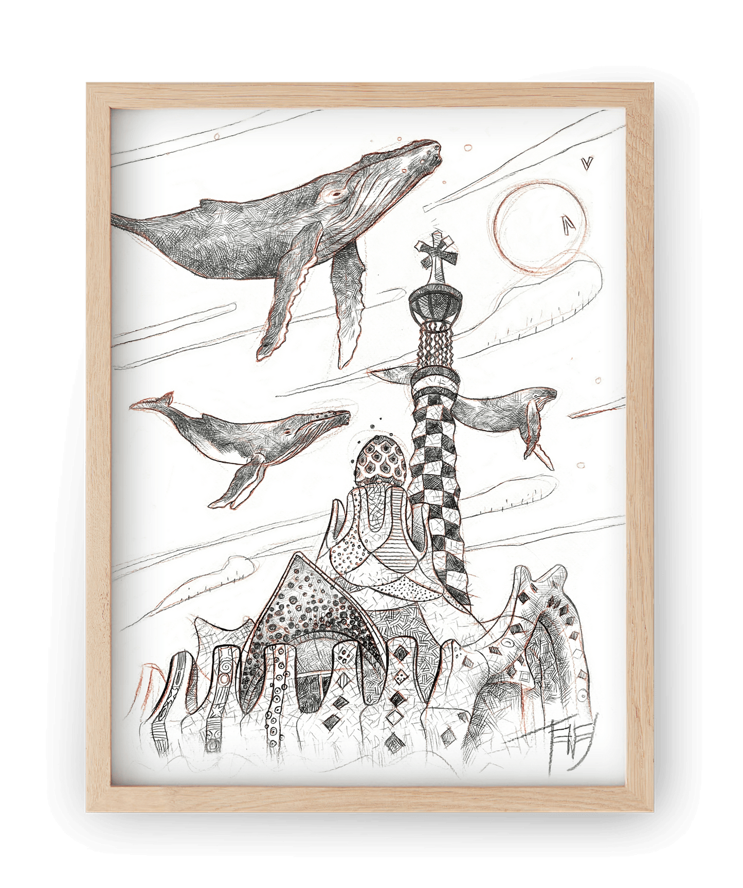 Art Print "Whales"