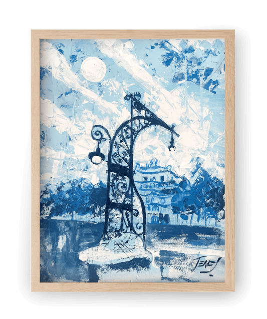 Art Print "Passeig de Gràcia Bench"