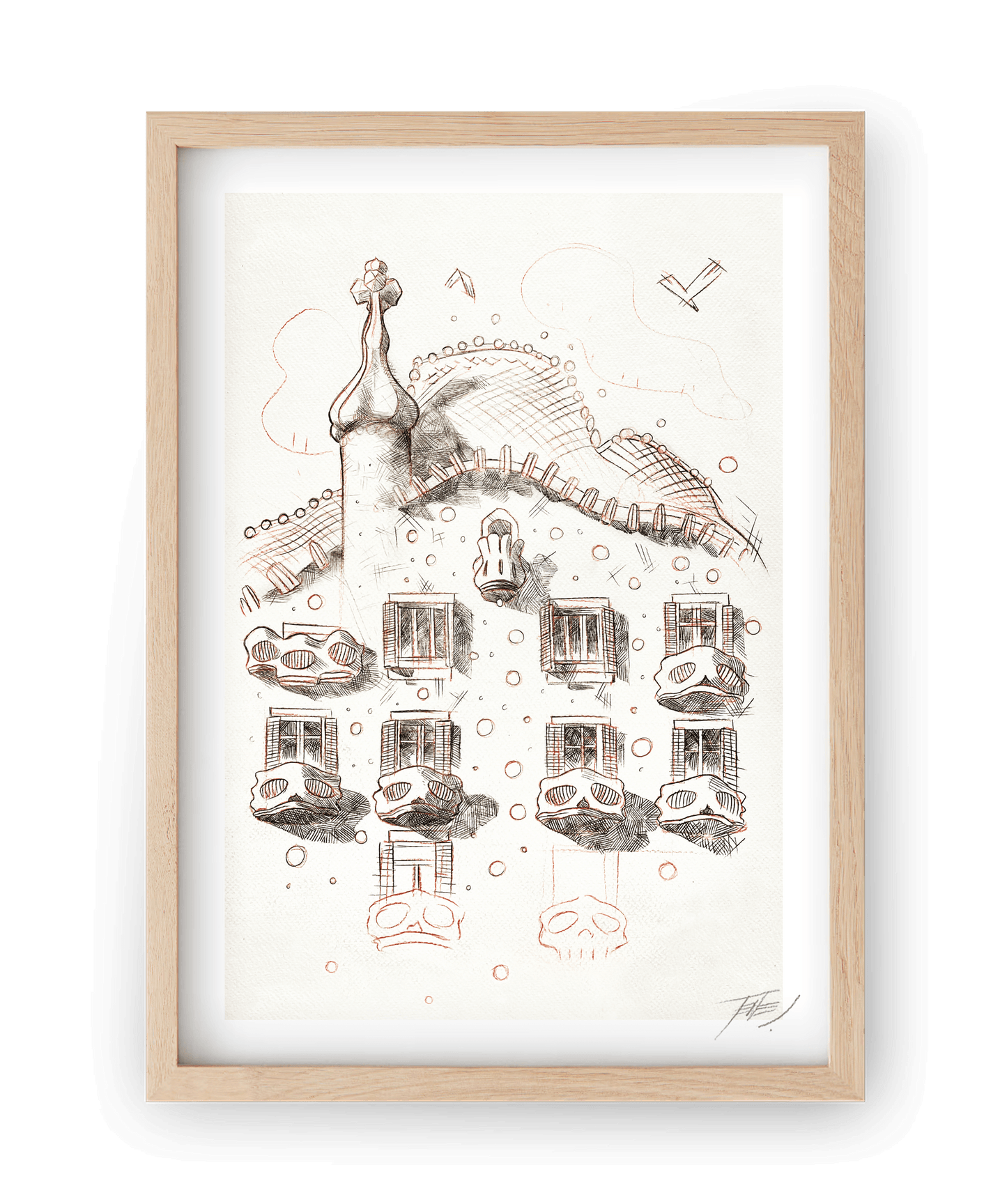 Art Print "Casa Batlló"