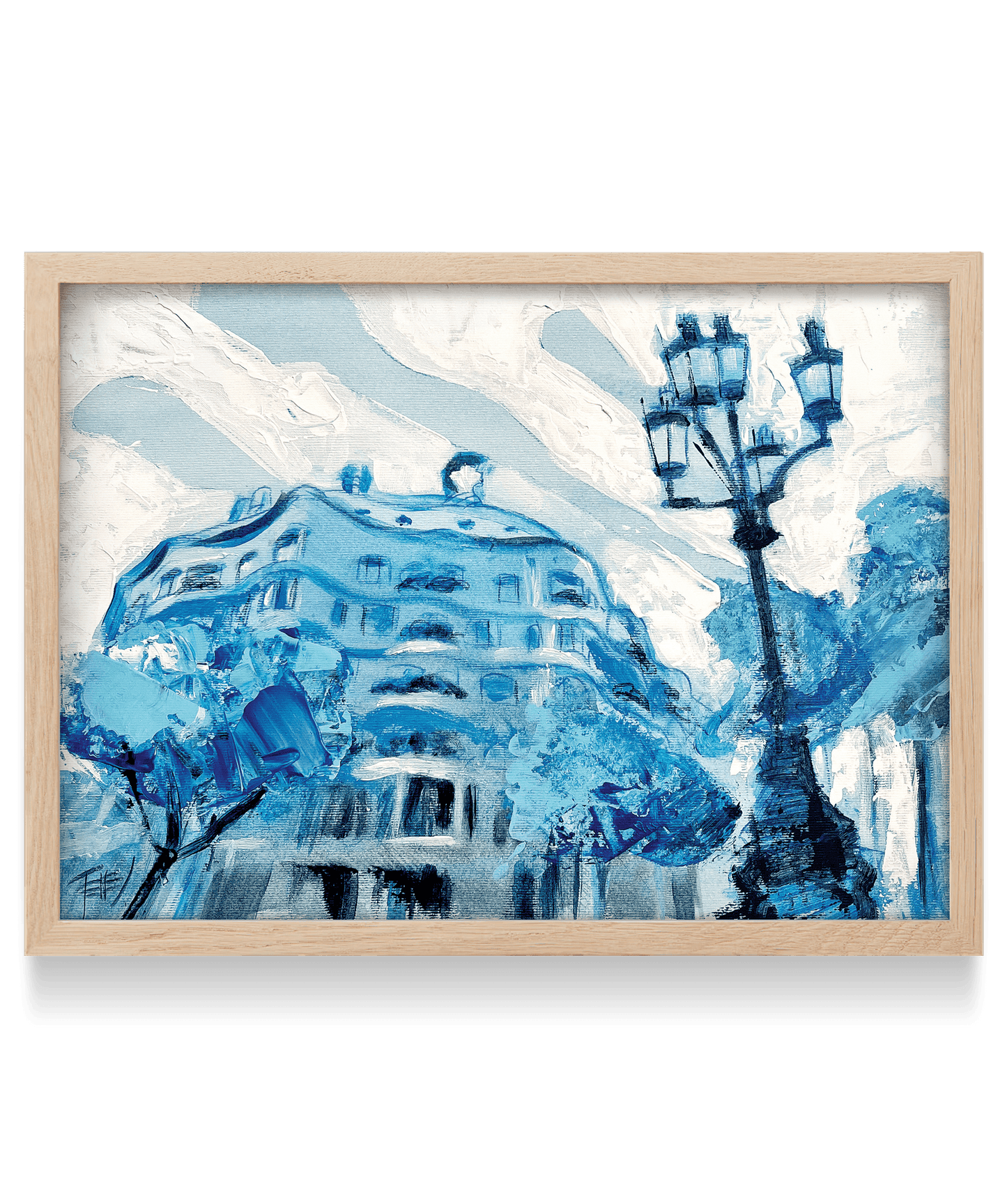 Art Print "Pedrera in Blue"