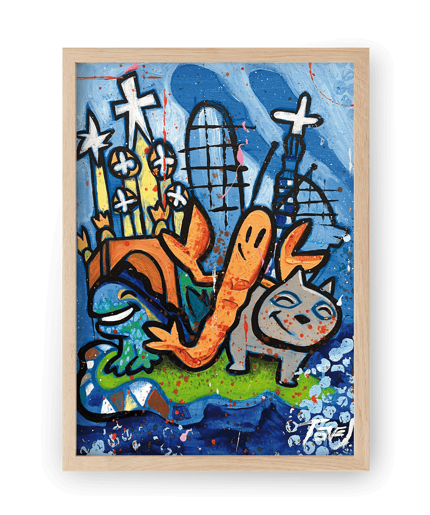 Art Print "The Three Friends"