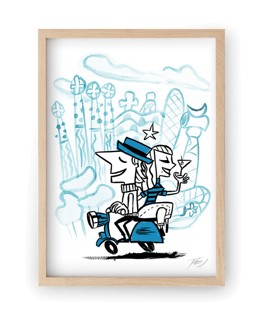 Art Print "Barcelona vibes"